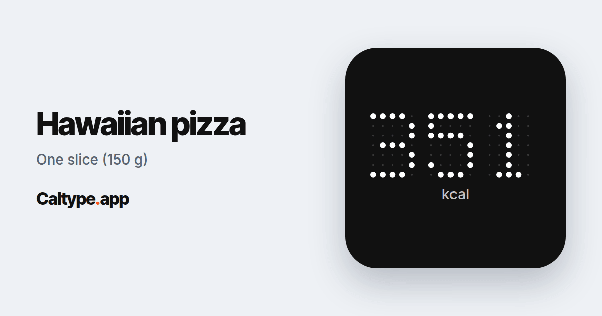 Share: Hawaiian pizza