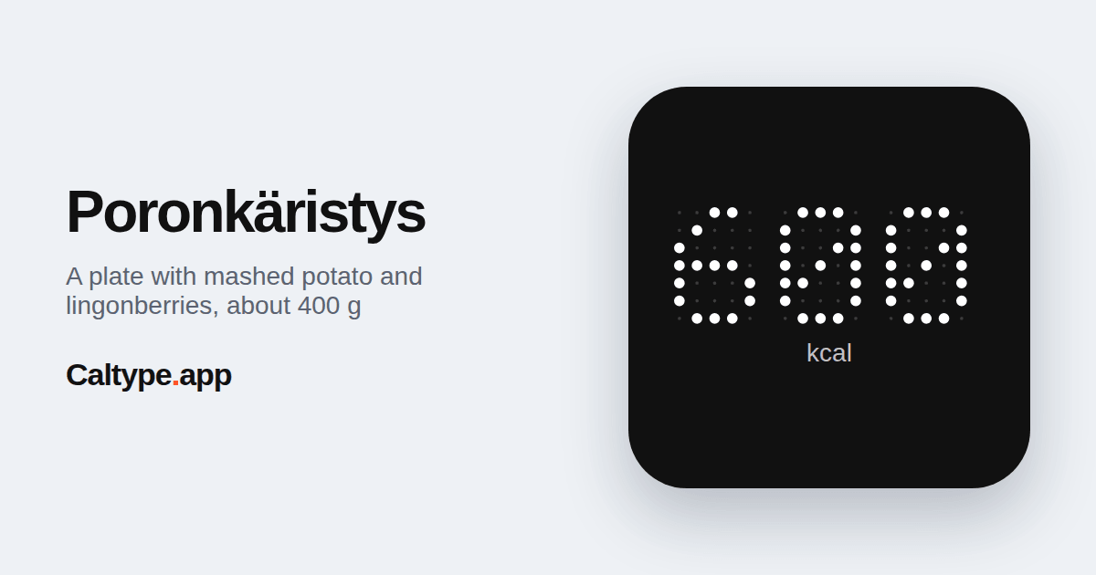 Share: Poronkäristys