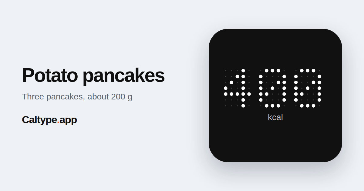 Share: Potato pancakes