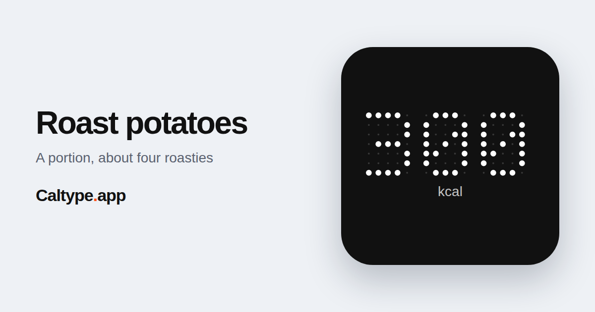 Share: Roast potatoes