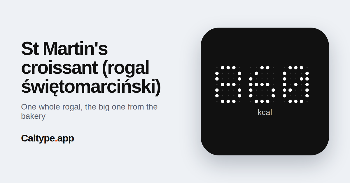 Share: St Martin's croissant (rogal świętomarciński)