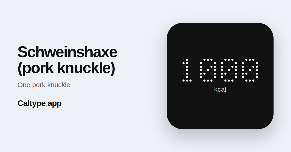 Share: Schweinshaxe (pork knuckle)