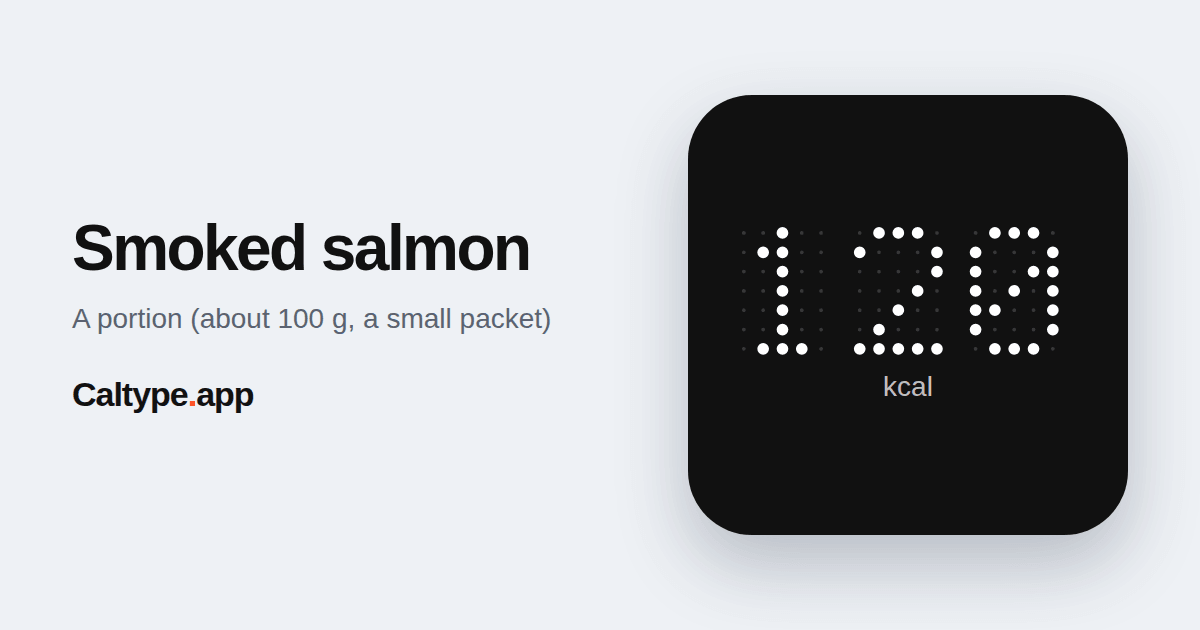 Share: Smoked salmon
