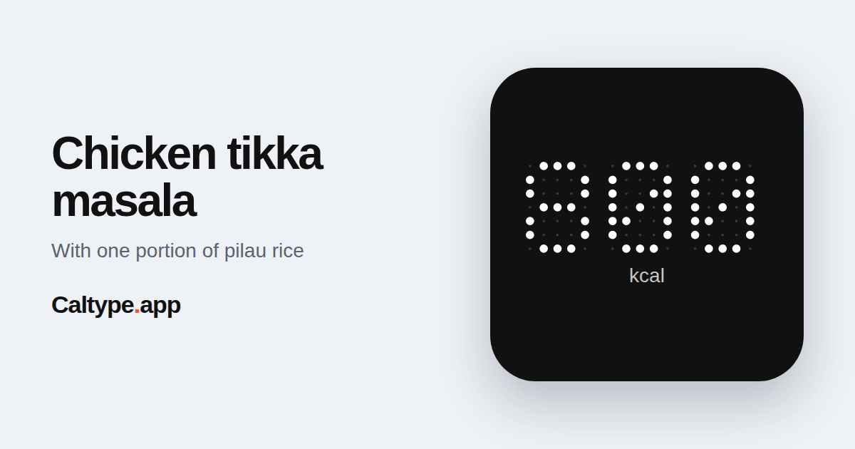 Share: Chicken tikka masala