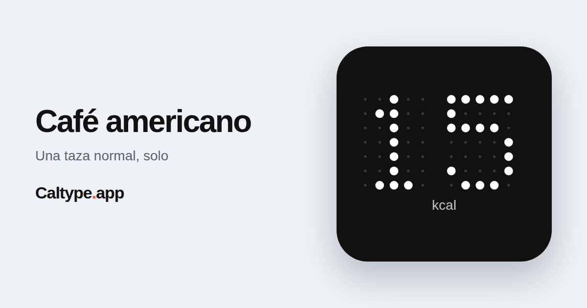 Compartir: Café americano