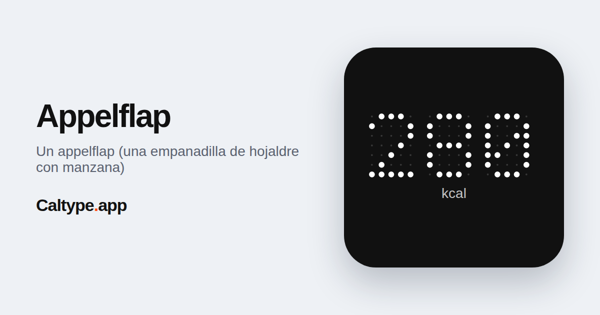 Compartir: Appelflap