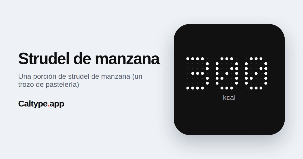 Compartir: Strudel de manzana