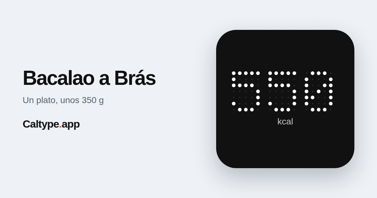 Compartir: Bacalao a Brás