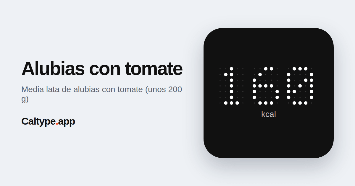 Compartir: Alubias con tomate
