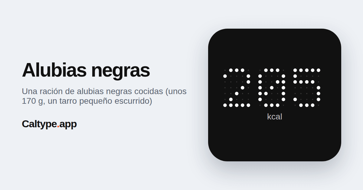 Compartir: Alubias negras