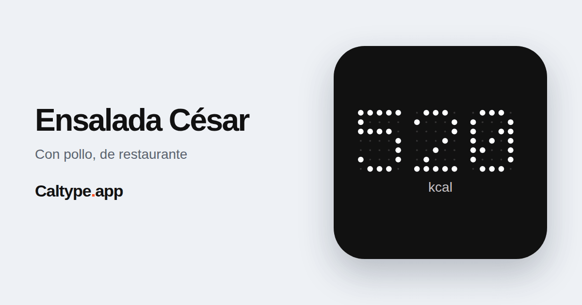 Compartir: Ensalada César
