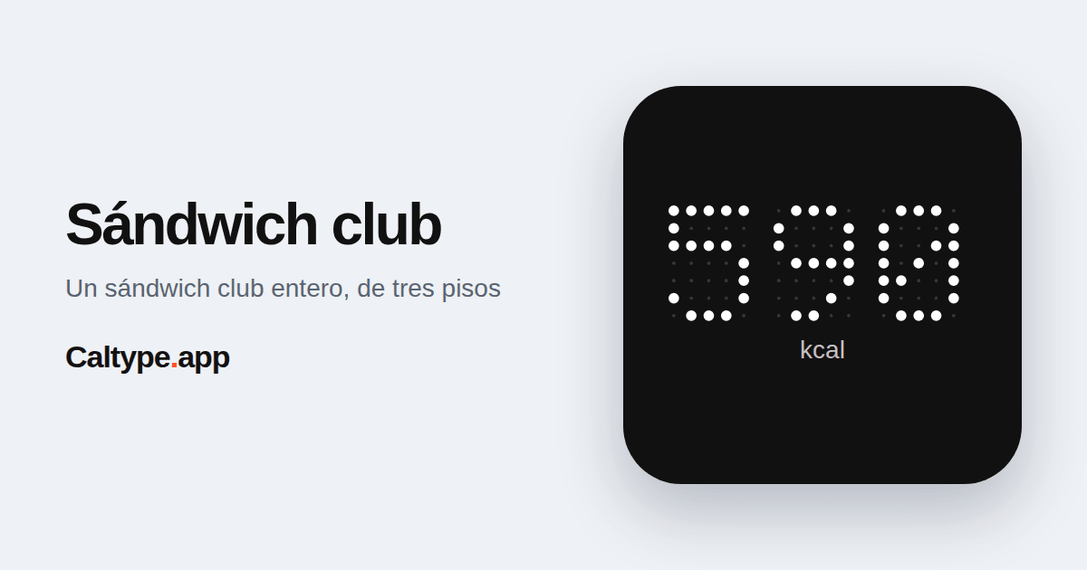 Compartir: Sándwich club