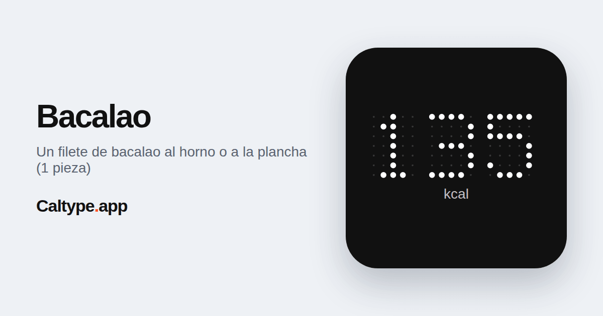 Compartir: Bacalao