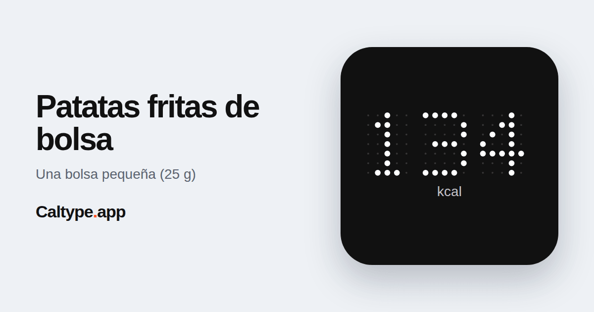 Compartir: Patatas fritas de bolsa