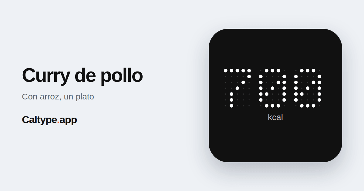 Compartir: Curry de pollo