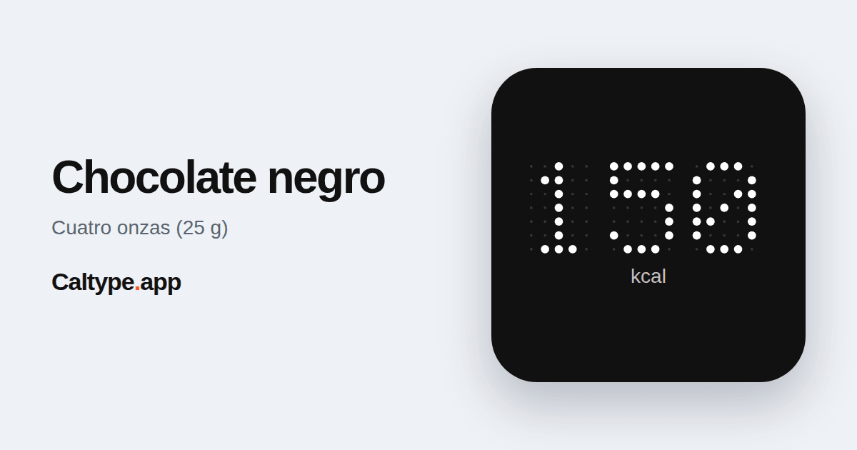 Compartir: Chocolate negro