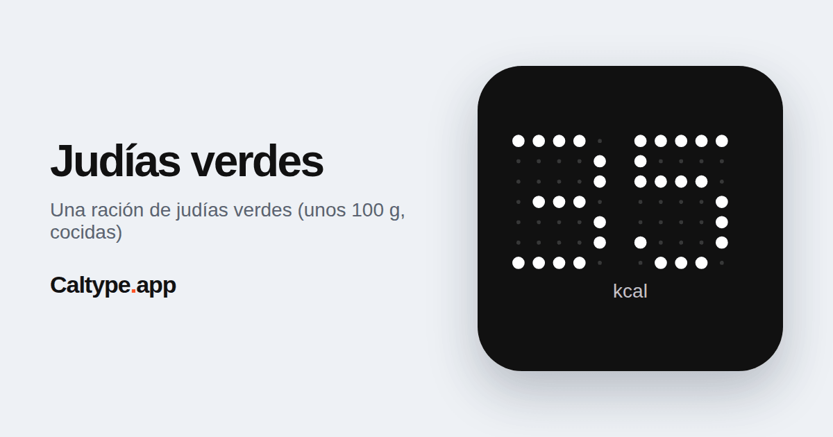 Compartir: Judías verdes