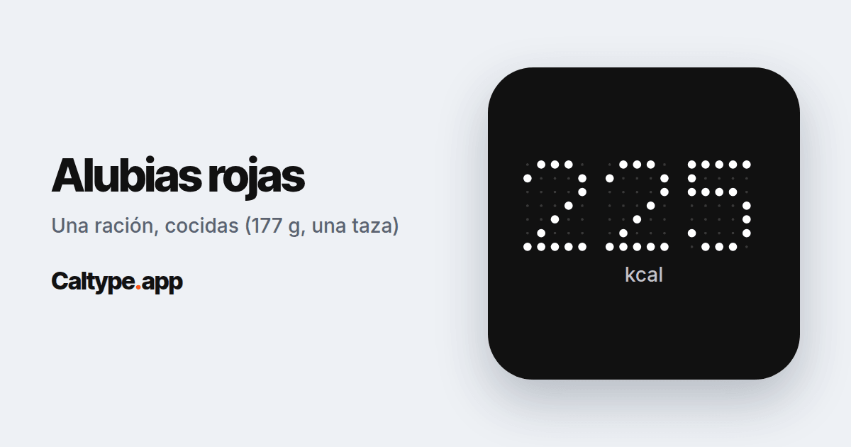 Compartir: Alubias rojas