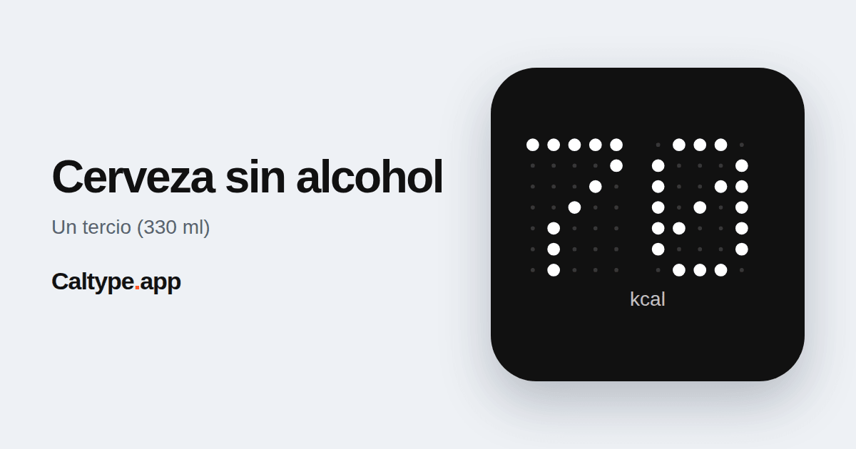 Compartir: Cerveza sin alcohol