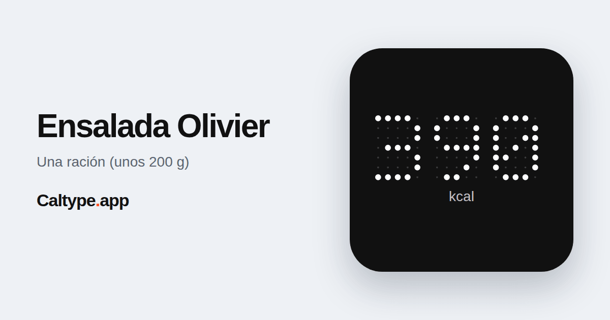 Compartir: Ensalada Olivier
