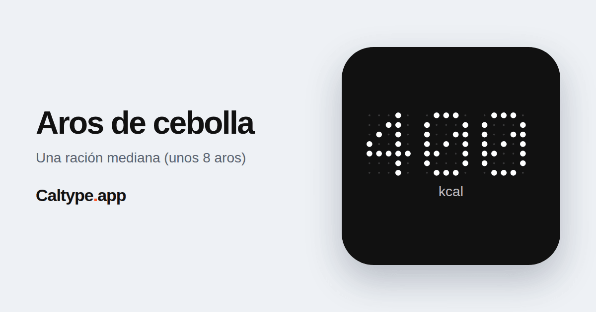 Compartir: Aros de cebolla