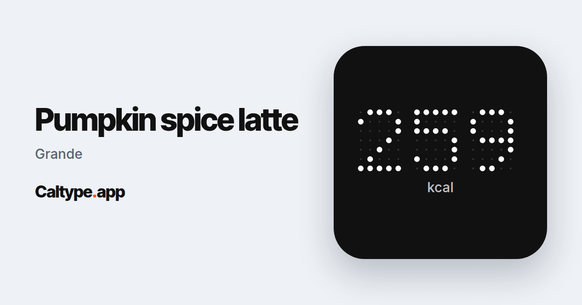 Compartir: Pumpkin spice latte