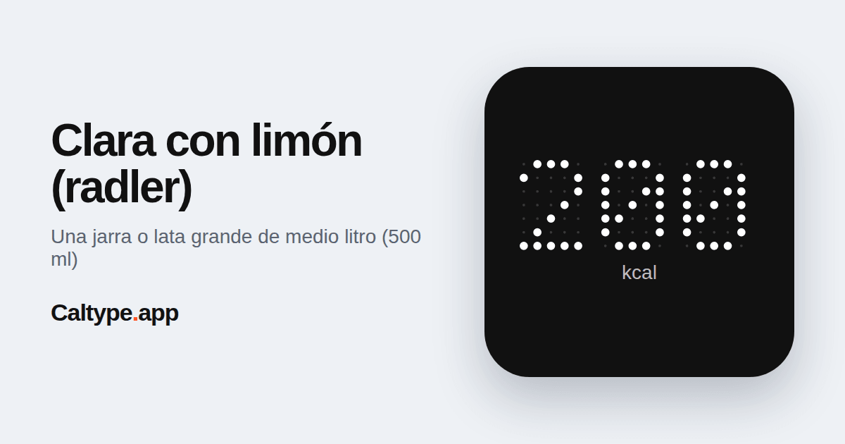 Compartir: Clara con limón (radler)