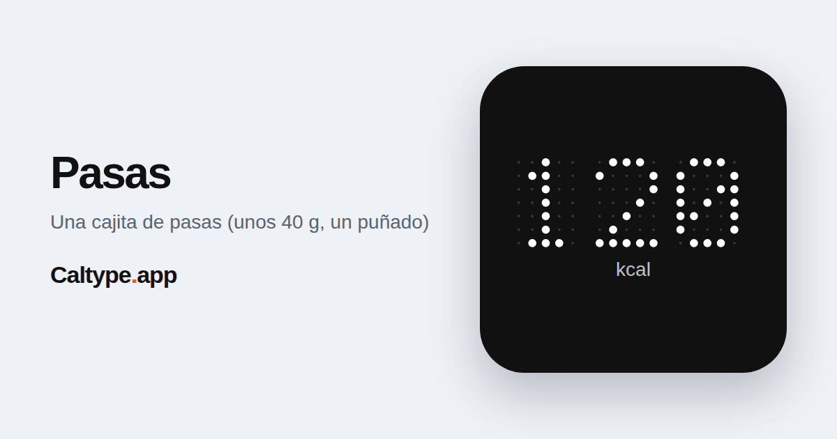 Compartir: Pasas