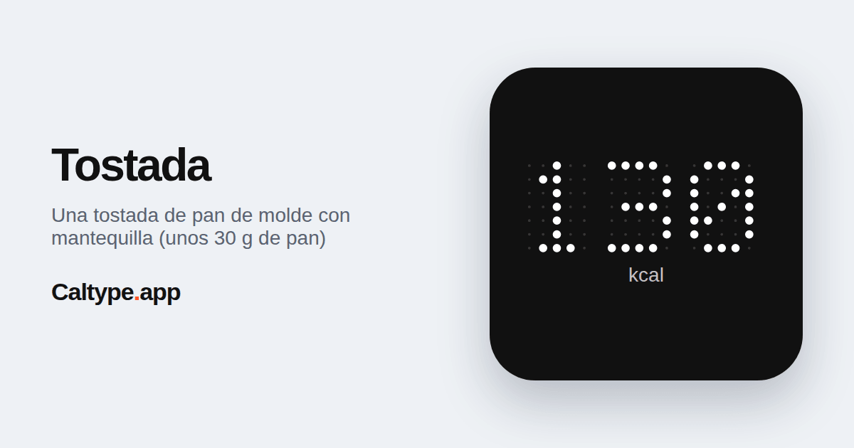 Compartir: Tostada