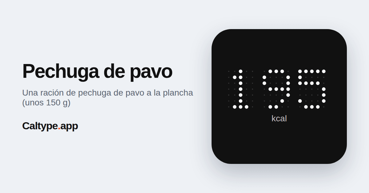 Compartir: Pechuga de pavo