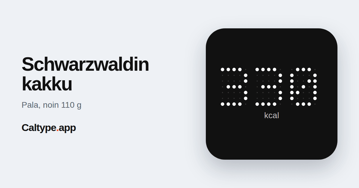 Jaa: Schwarzwaldin kakku
