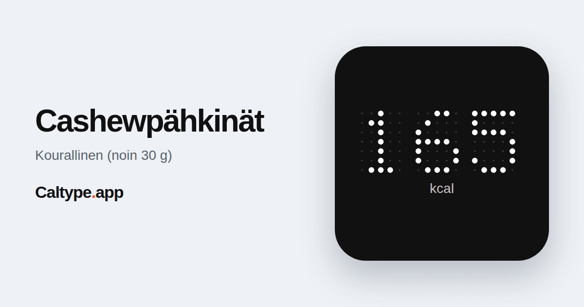Jaa: Cashewpähkinät