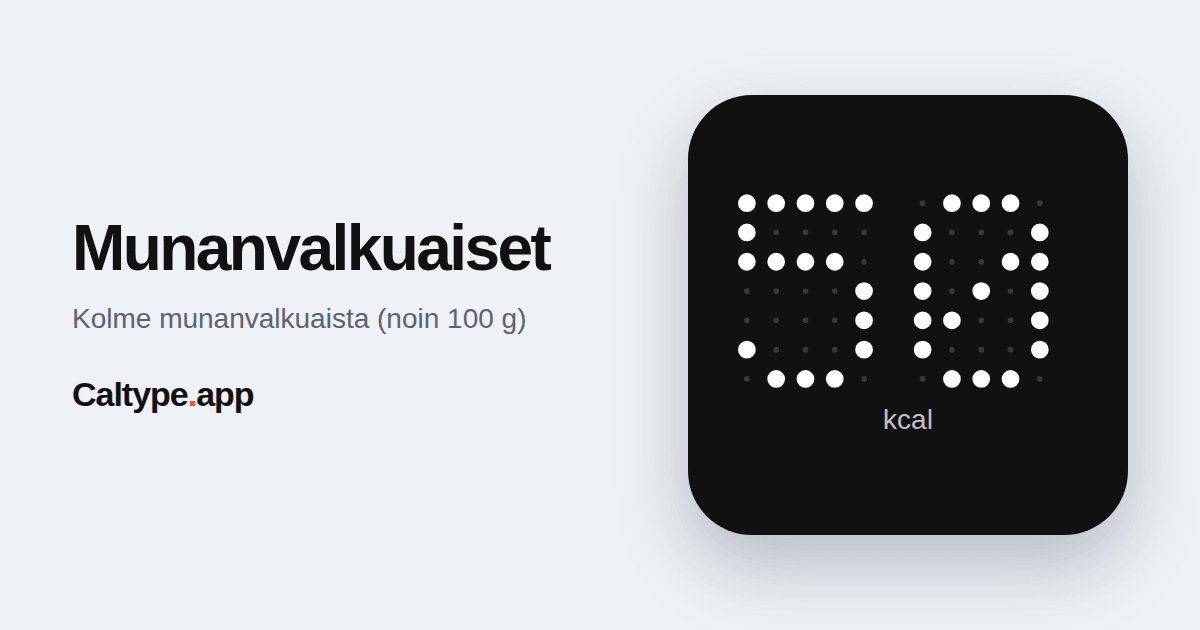 Jaa: Munanvalkuaiset