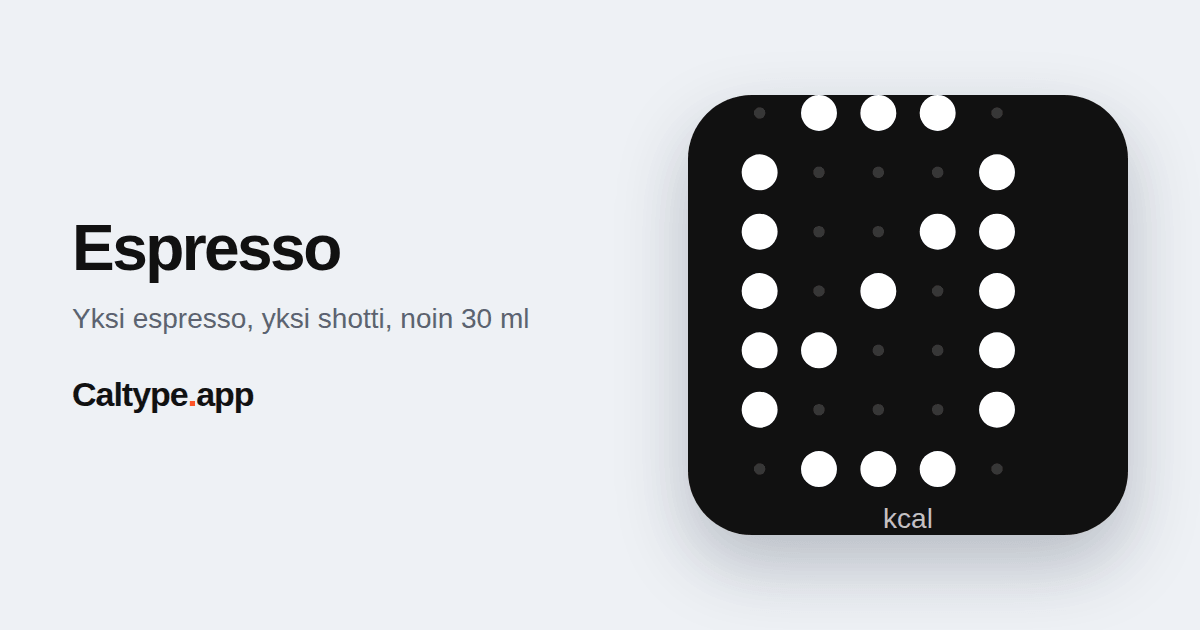 Jaa: Espresso