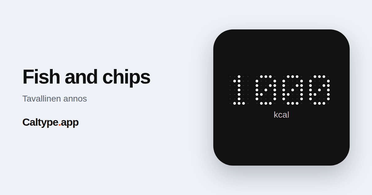 Jaa: Fish and chips