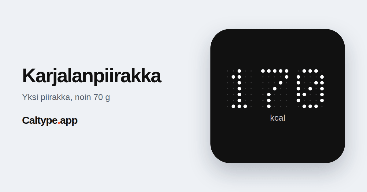 Jaa: Karjalanpiirakka
