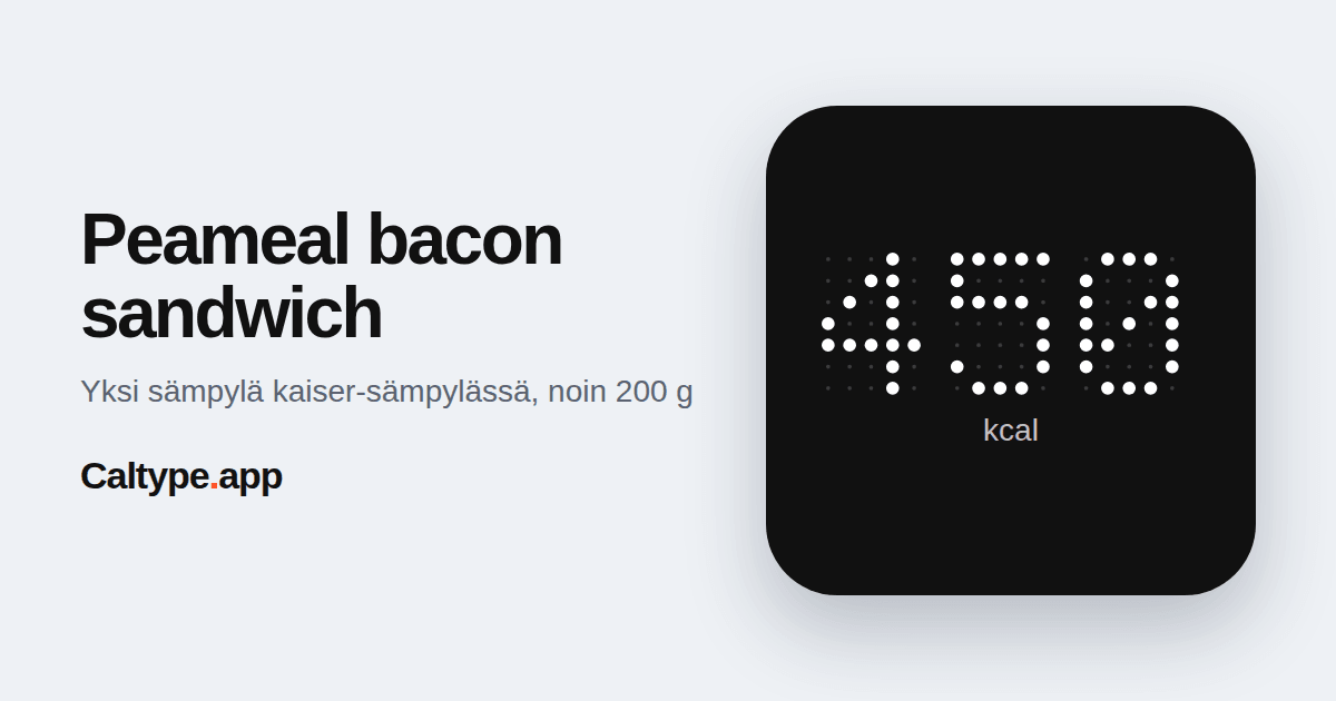 Jaa: Peameal bacon sandwich