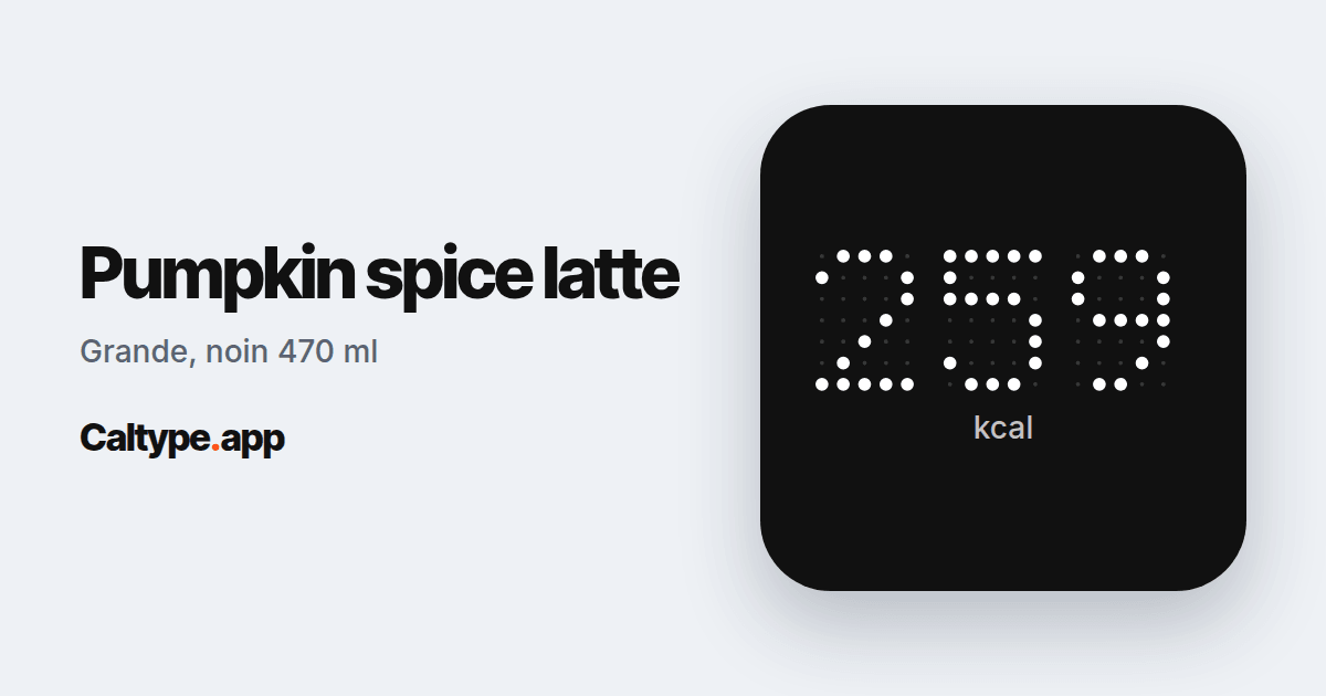 Jaa: Pumpkin spice latte