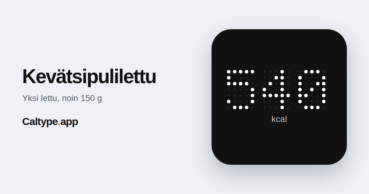 Jaa: Kevätsipulilettu