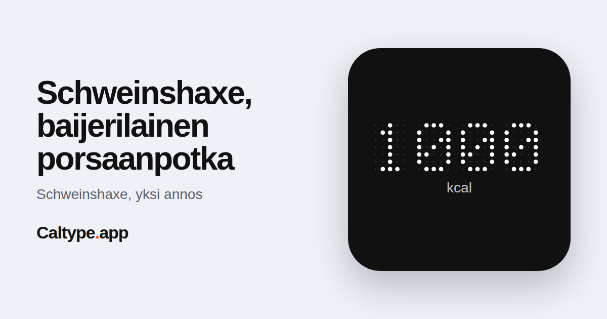 Jaa: Schweinshaxe, baijerilainen porsaanpotka
