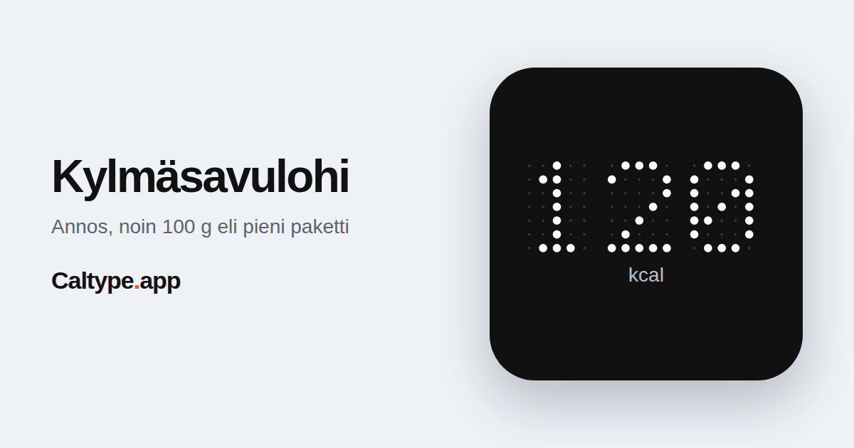Jaa: Kylmäsavulohi