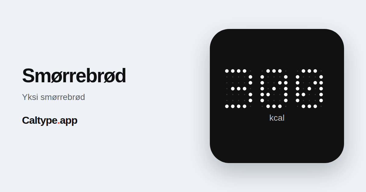 Jaa: Smørrebrød