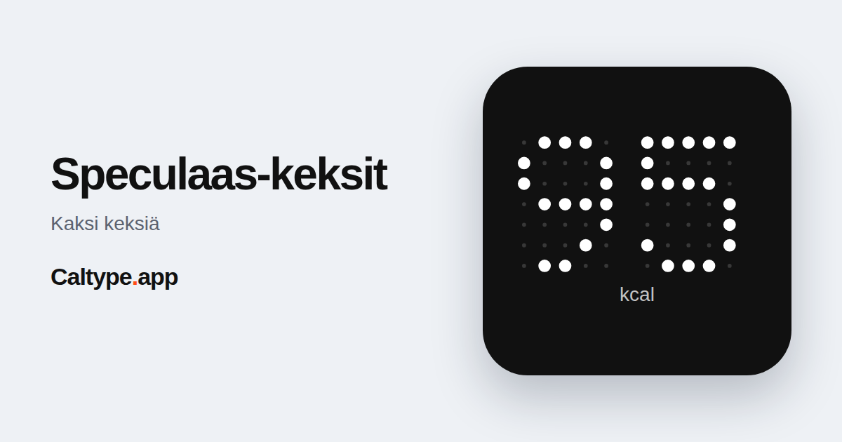 Jaa: Speculaas-keksit