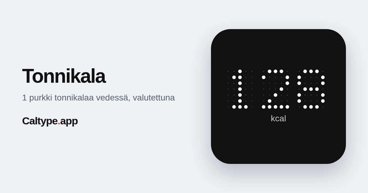 Jaa: Tonnikala