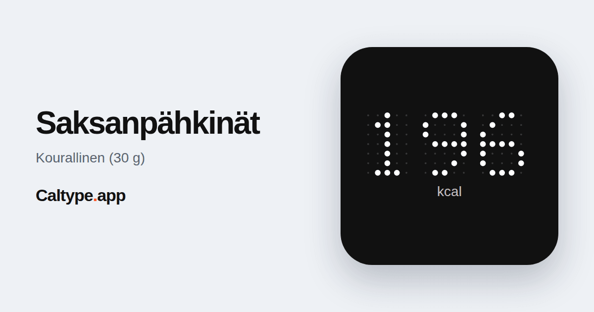 Jaa: Saksanpähkinät