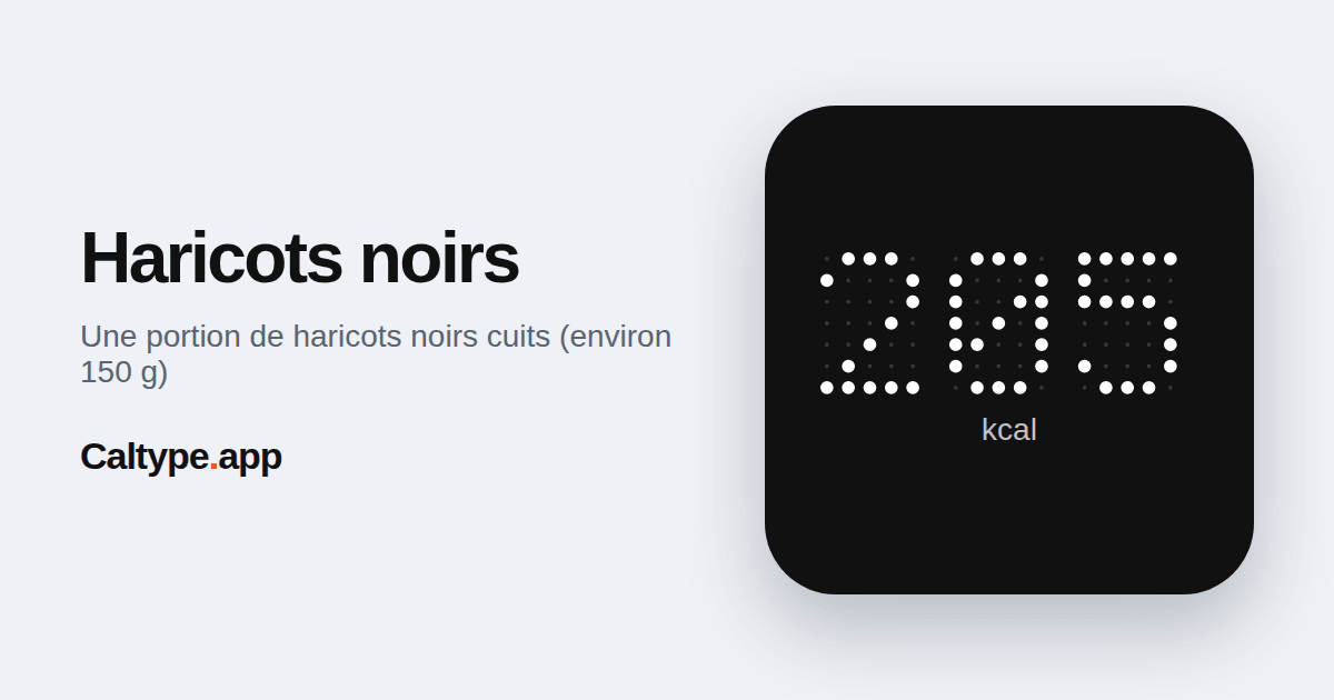 Partager: Haricots noirs