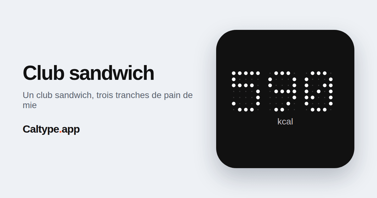 Partager: Club sandwich