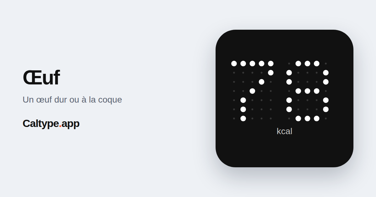 Partager: Œuf