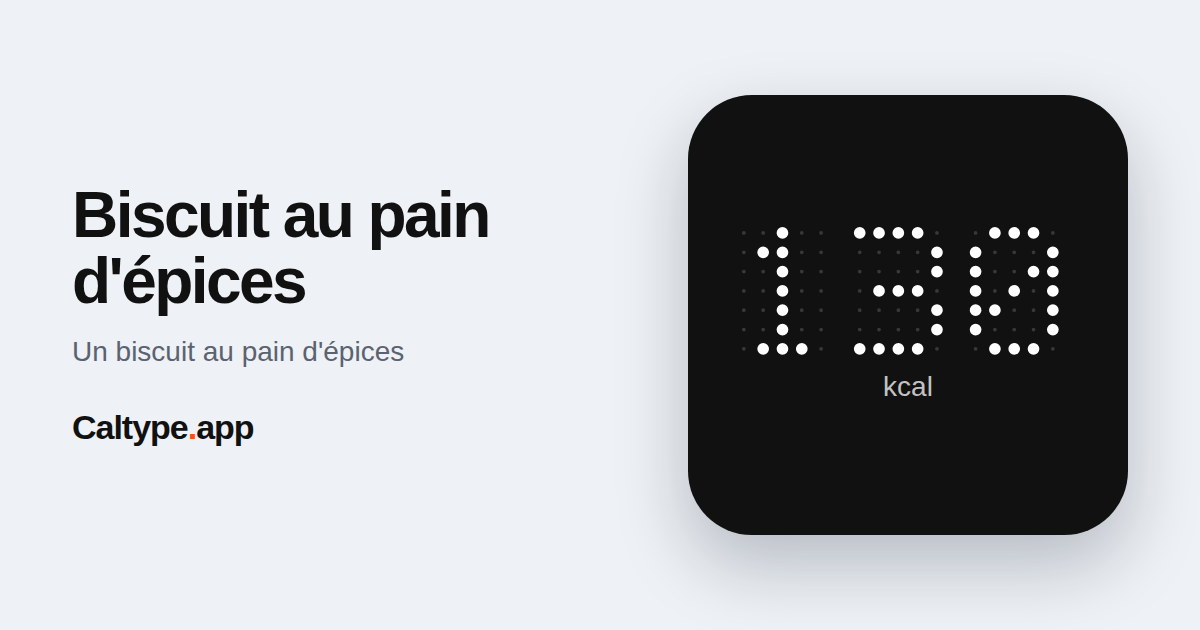 Partager: Biscuit au pain d'épices