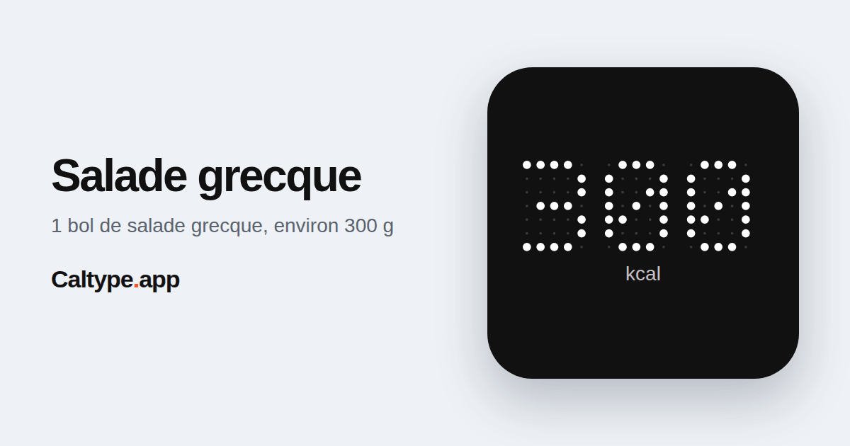 Partager: Salade grecque